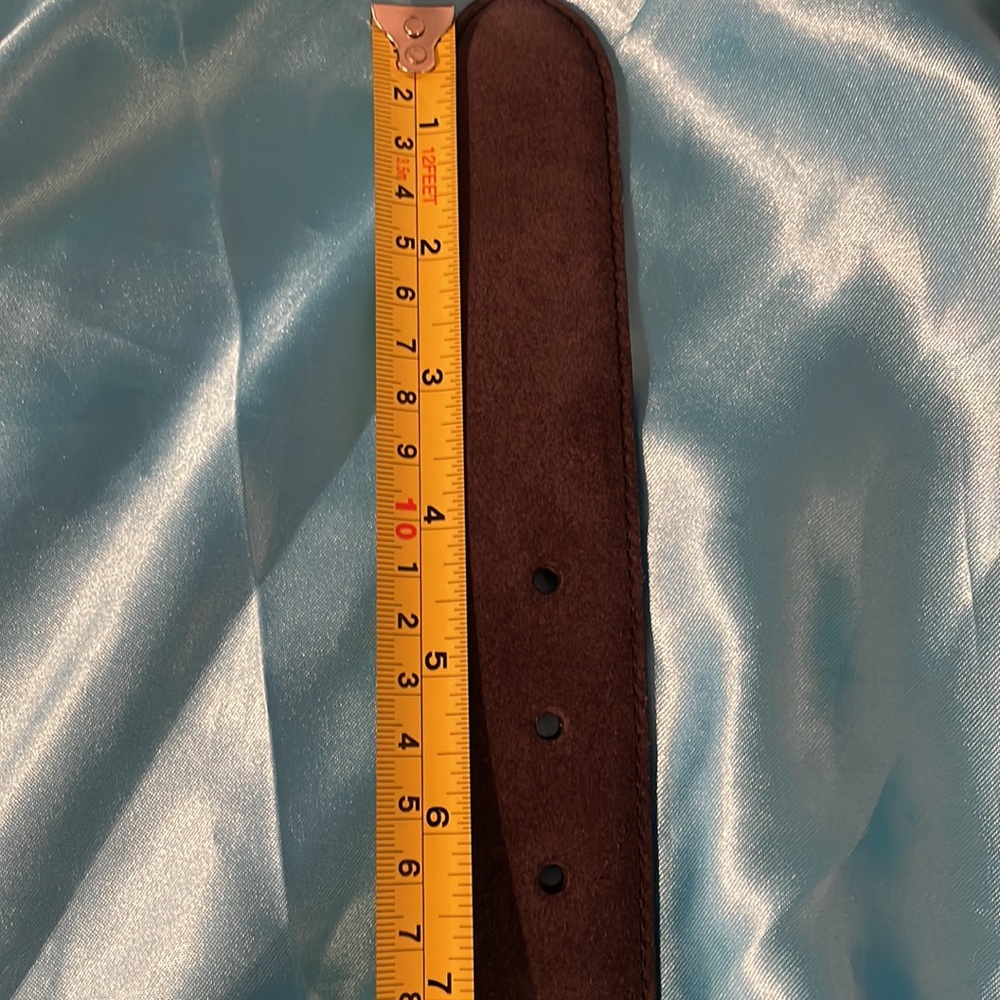 New Louis Vuitton suede leather belt - Picture 10 of 13